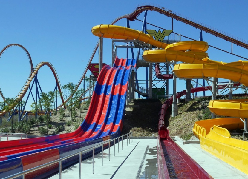 Mat Racer, Parque Warner Beach, Madrid, Spain