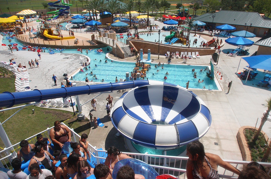 Space Bowl, Pirates Bay Waterpark, Baytown, USA