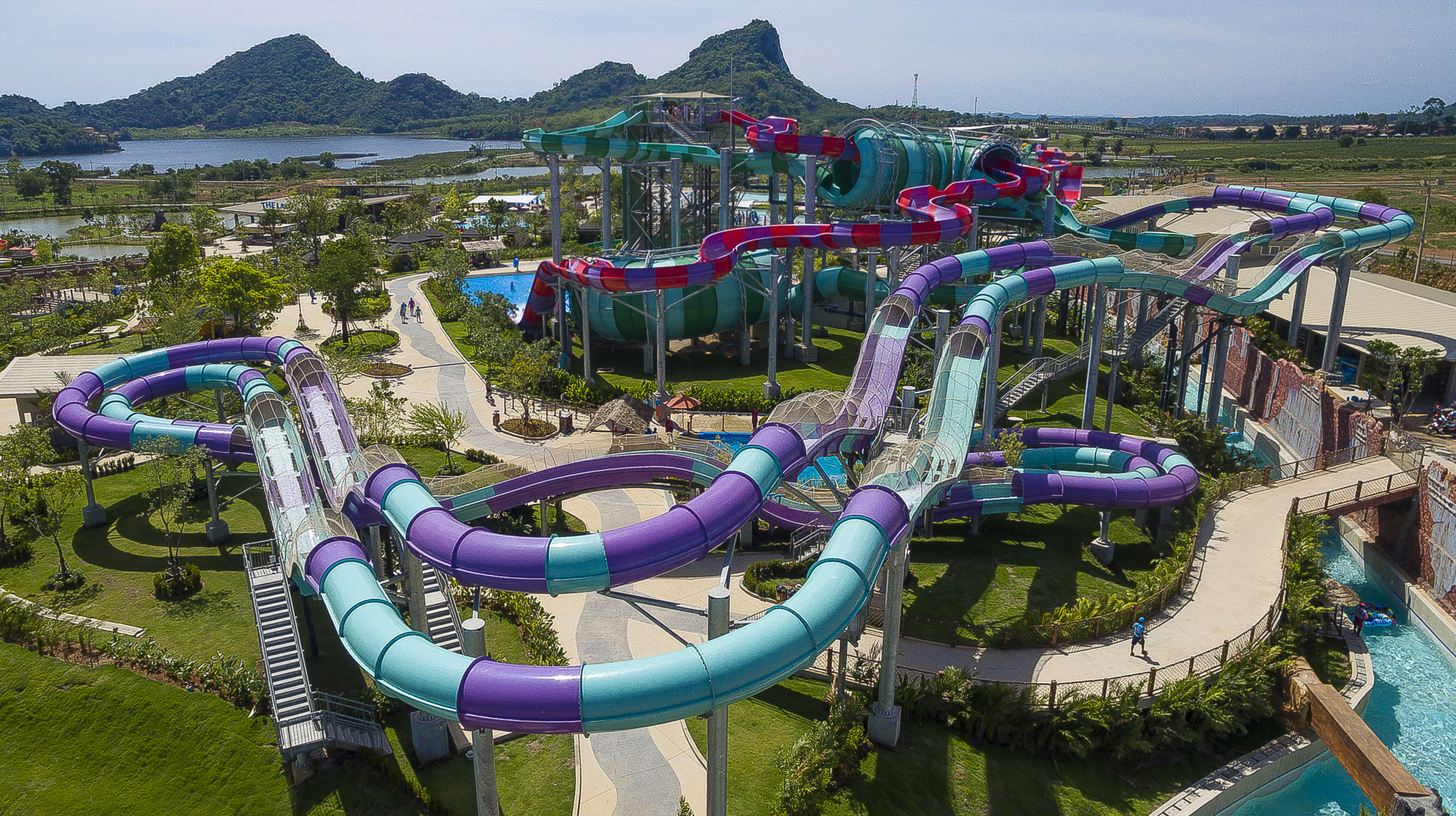 Overview, RamaYana Waterpark, Thailand