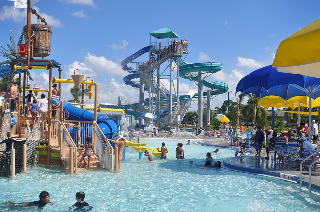 Slide Tower, Sailfish Splash Waterpark, Stuart, USA