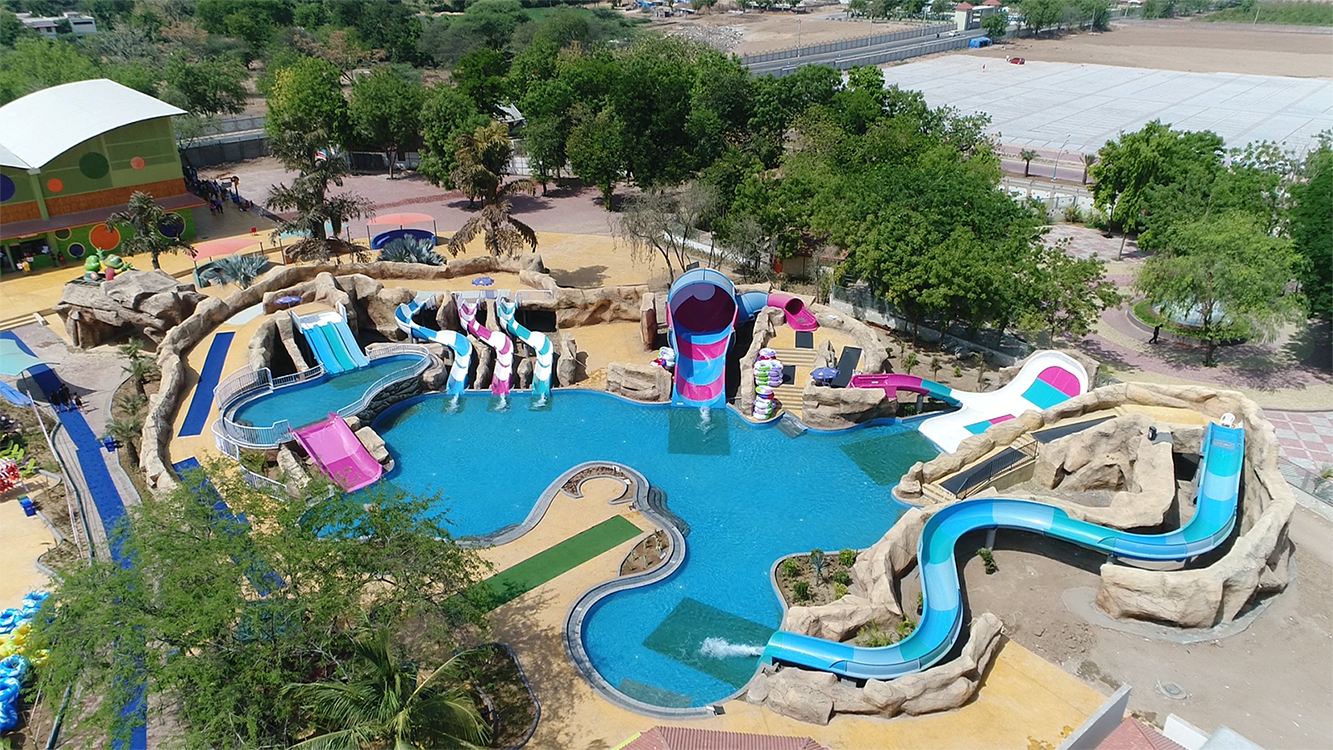 Kids Slides, Shankus Water Park and Resort, Gujarat, India