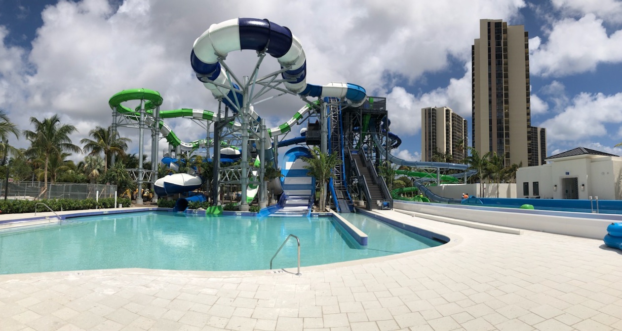 Slide Tower, JW Marriott at Turnberry Isle, Aventura, USA