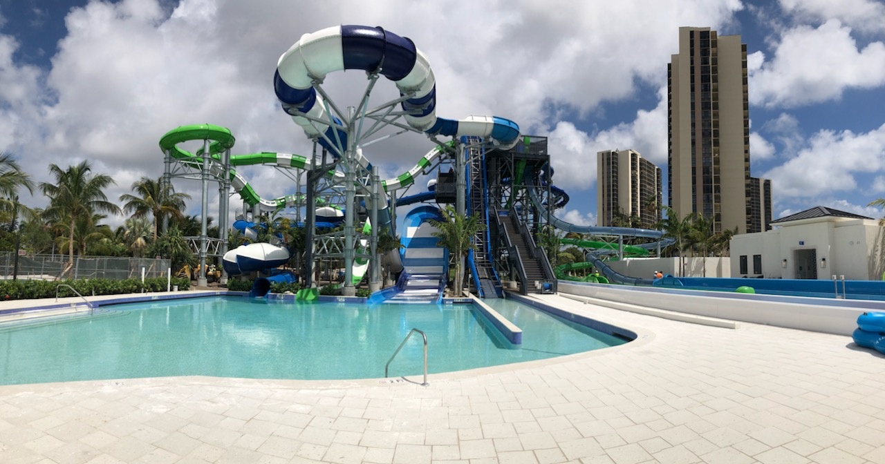 Slide Tower, JW Marriott at Turnberry Isle, Aventura, USA