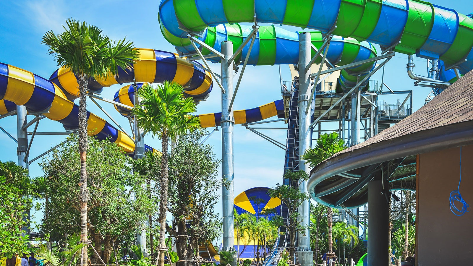 Slide Tower, Vana Nava Water Jungle, Hua Hin, Thailand