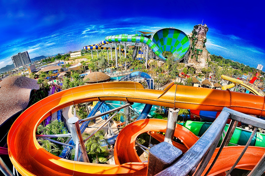 Overview, Vana Nava Water Jungle, Hua Hin, Thailand