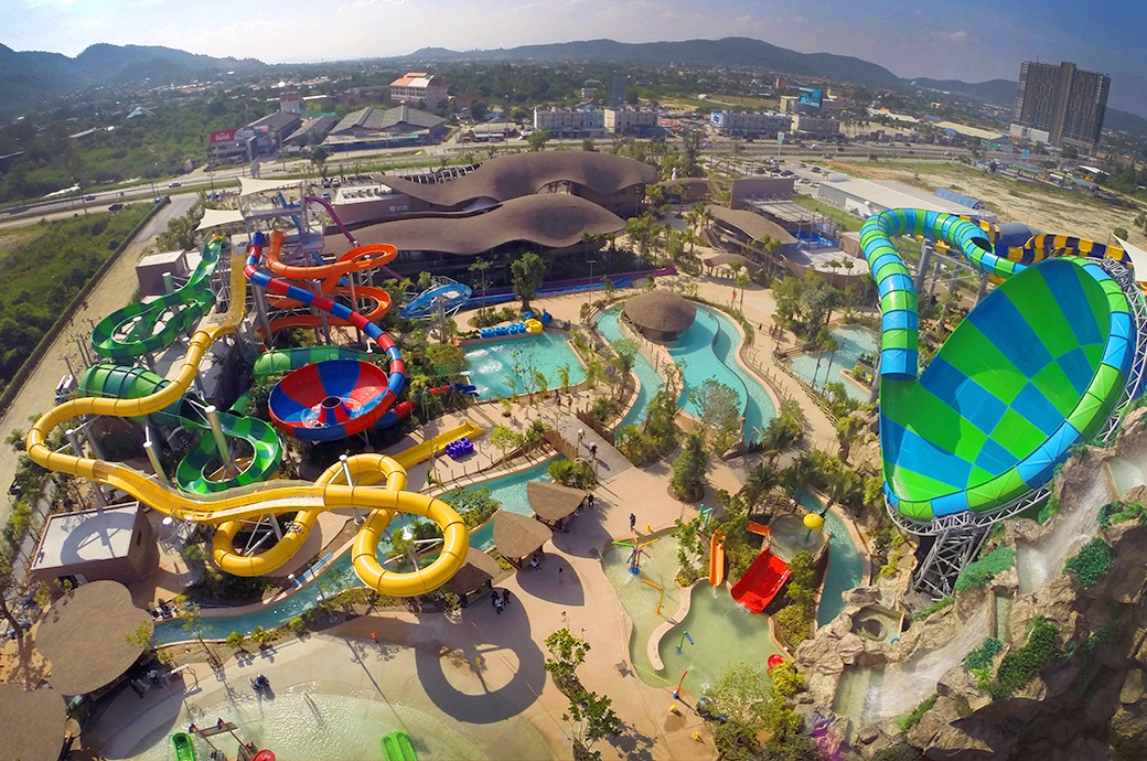 Overview, Vana Nava Water Jungle, Hua Hin, Thailand