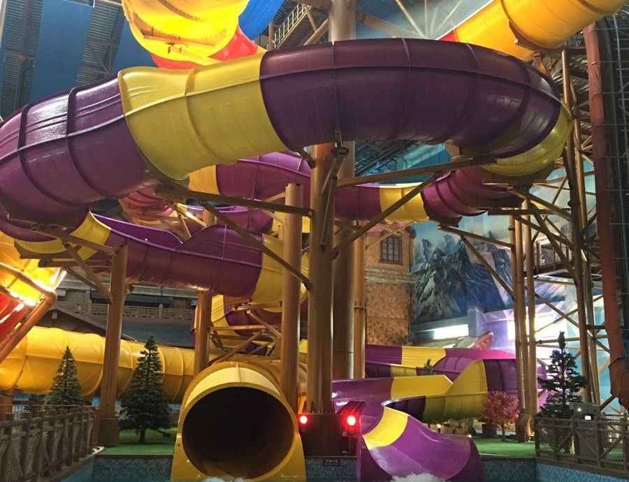 Slide Tower, Wanda Changbaishan Indoor Waterpark, Fusong County, China