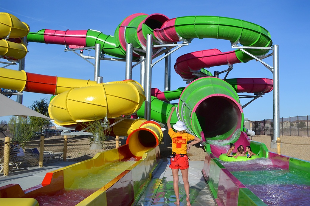 abandoned Wet N Wild waterpark in Las Vegas