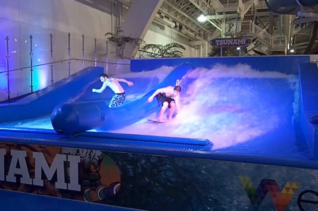 FlowRider Double, World Waterpark at West Edmonton Mall, Edmonton, Canada