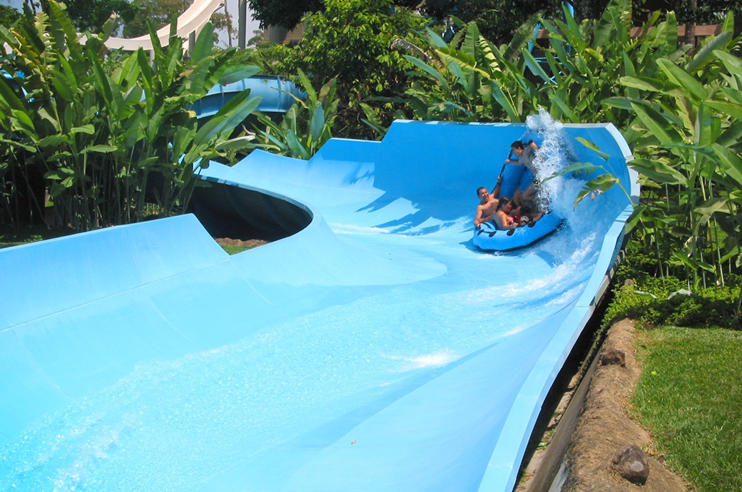 Family Raft Ride, Xocomil, Guatemala