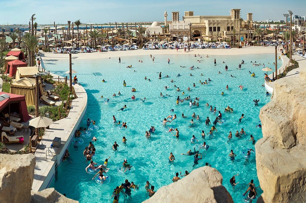 Family Wave Pool, Yas Waterworld, Abu Dhabi, United Arab Emirates