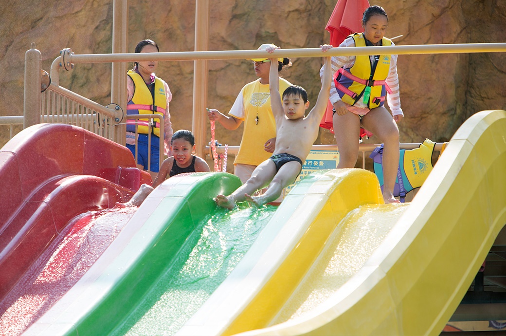 Kids Body Slides - Playa Maya Waterpark (OCT Shanghai), China