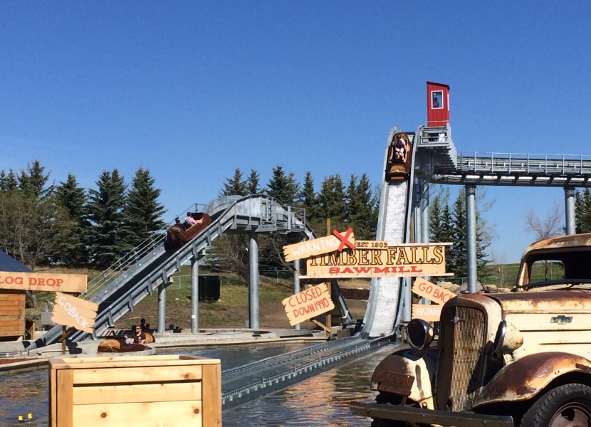 Log Flume, Calaway Park, Calgary, Canada