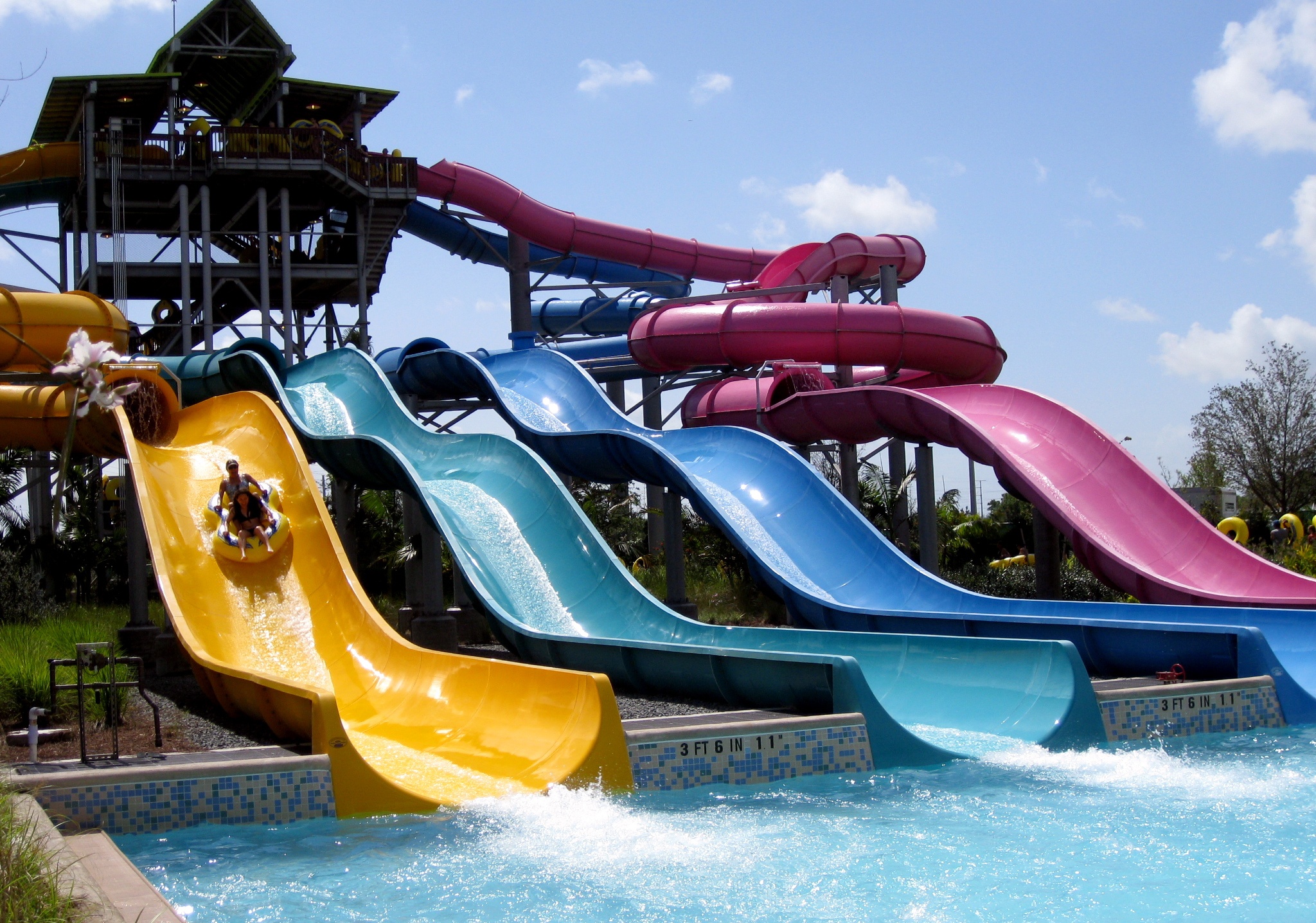 Inner Tube Slides, Sea World Orlando, Orlando, USA