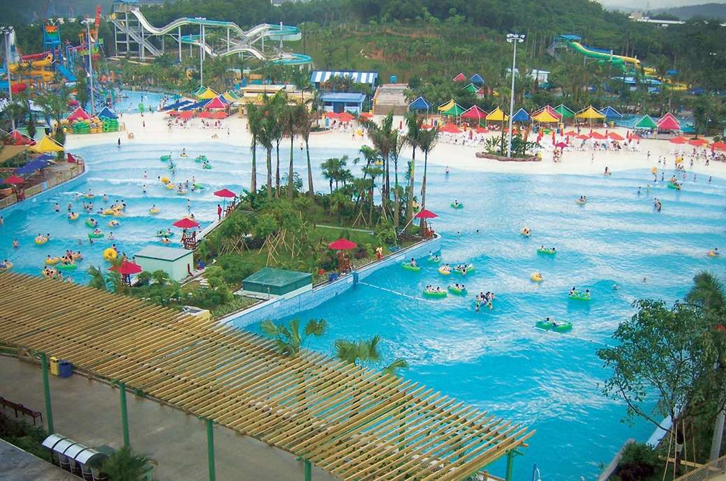 Dual Wave Pool, Chimelong Waterpark, Zhuhai, China