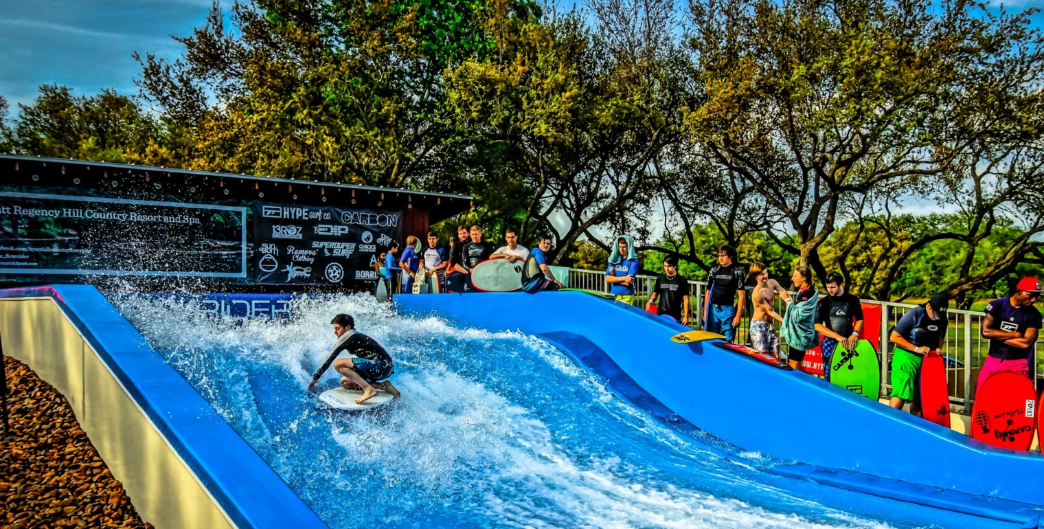 FlowRider Single, Hyatt Hill, San Antonio, USA