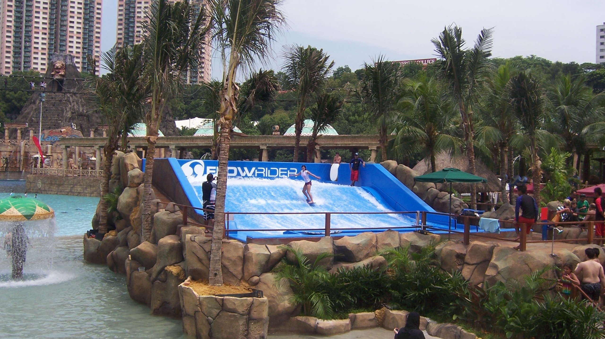 FlowRider Wave in a Box, Sunway Lagoon, Malaysia