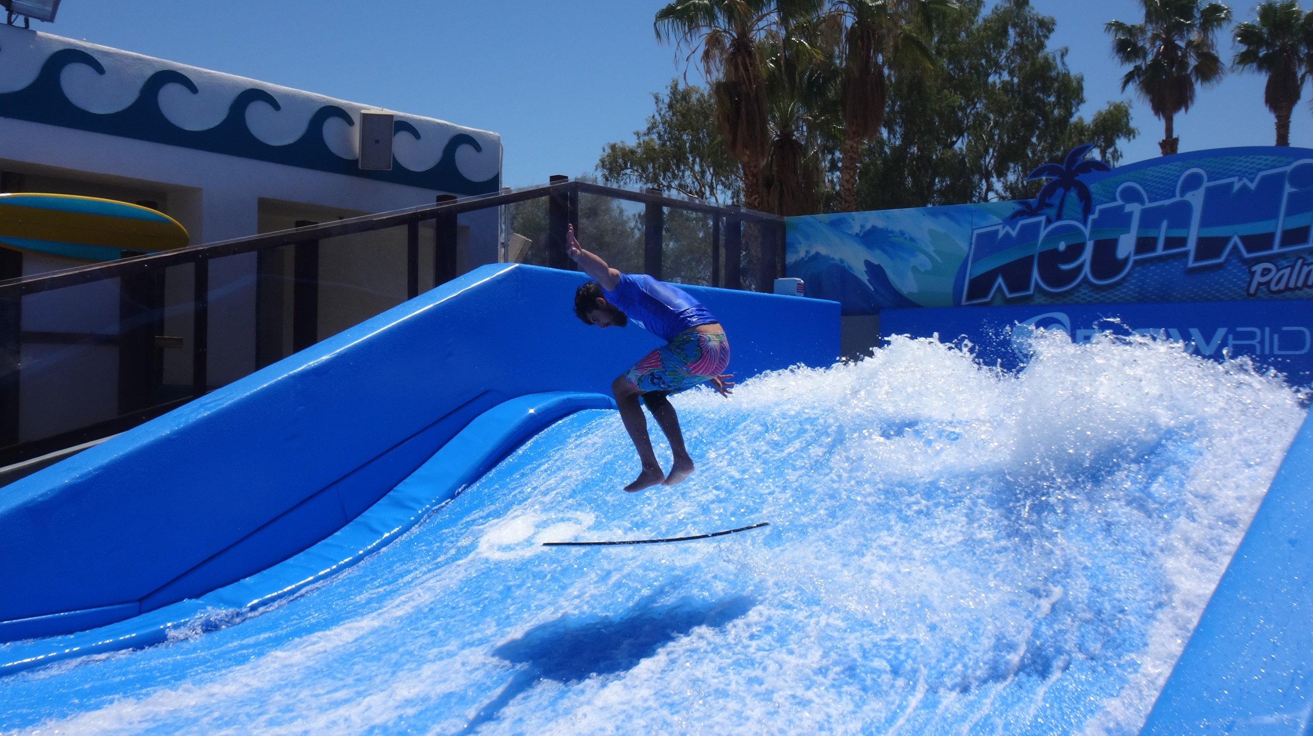Flowrider single artificial surf machine whitewater