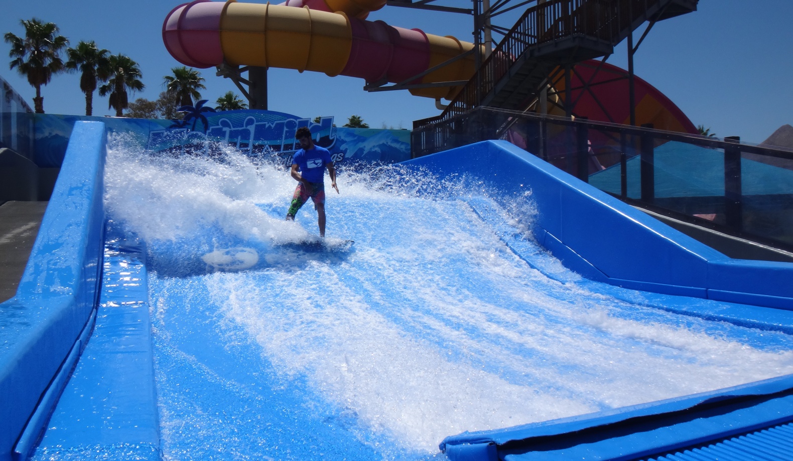 Flowrider single artificial surf machine whitewater
