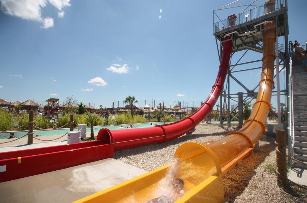 Water Slide AquaDrop – Hawaiian Falls Mansfield, TX, USA