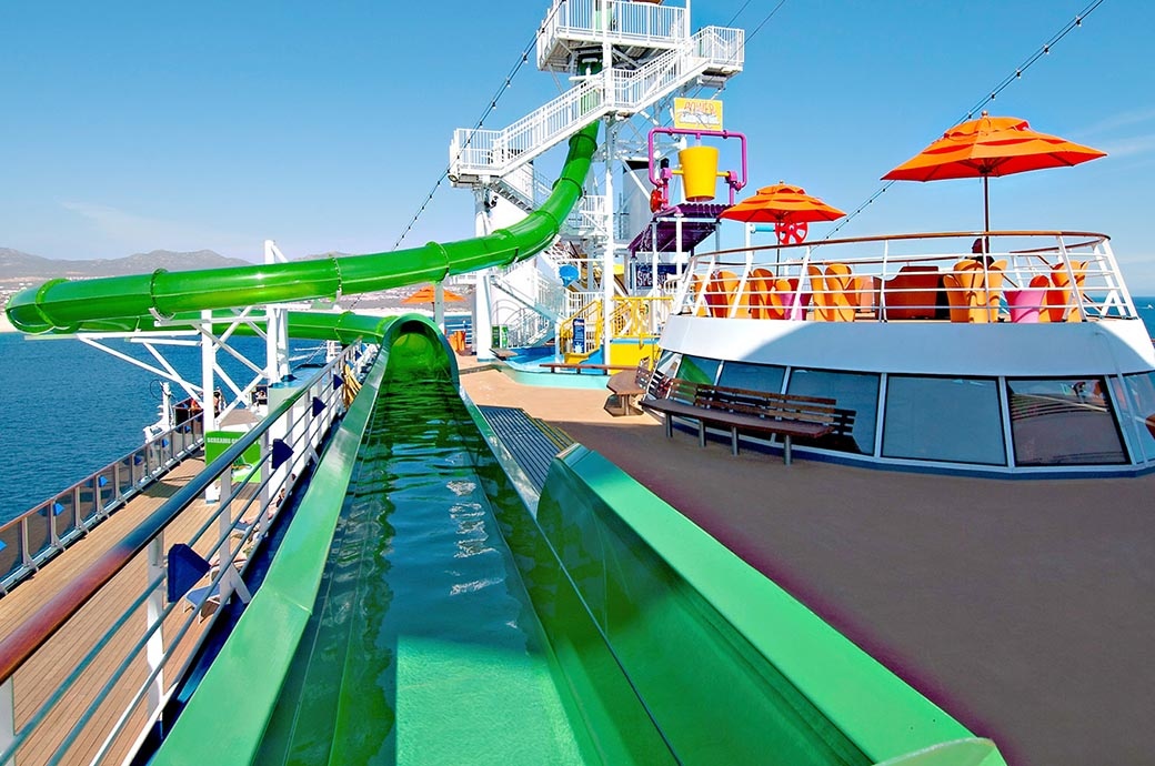 Waterslide AquaDrop, Carnival Cruise Line, Carnival Spirit