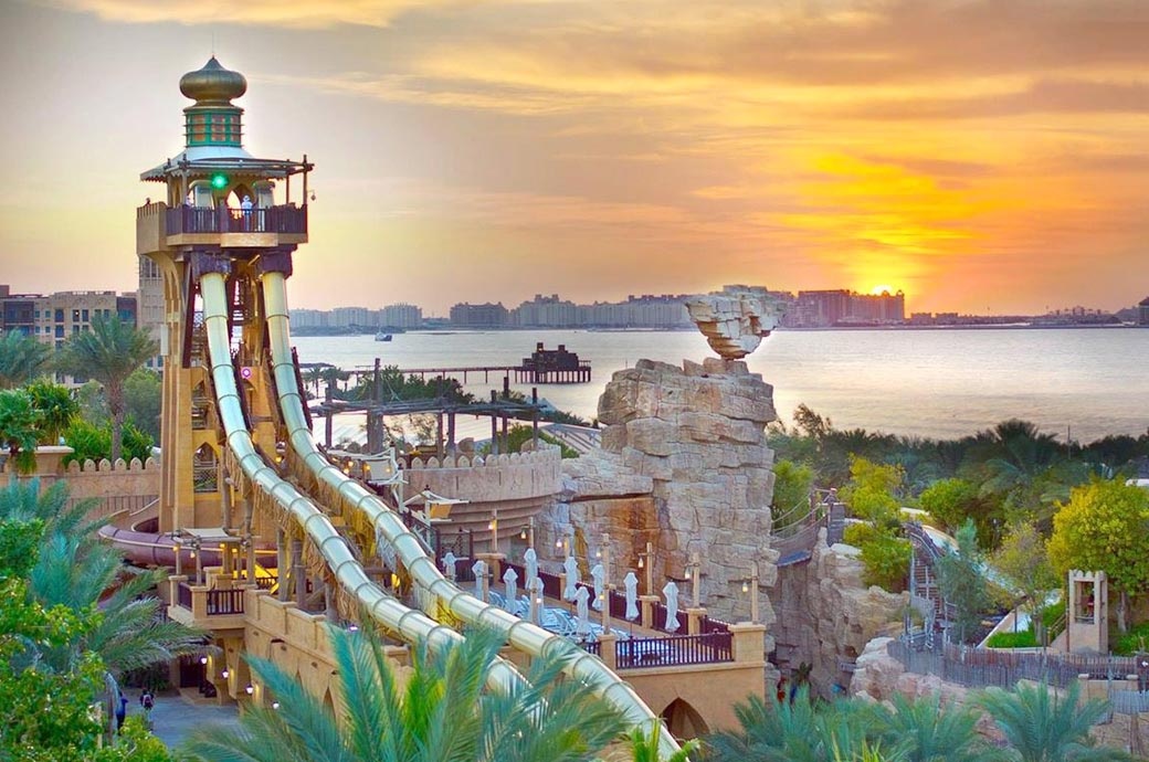 Water Slide AquaDrops Wild Wadi Water Park, Dubai