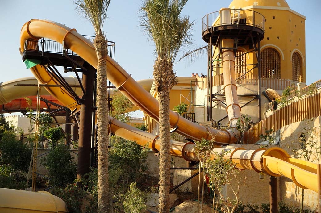 Water Slide AquaLoop Designer - Makadi Palace Waterpark, Egypt