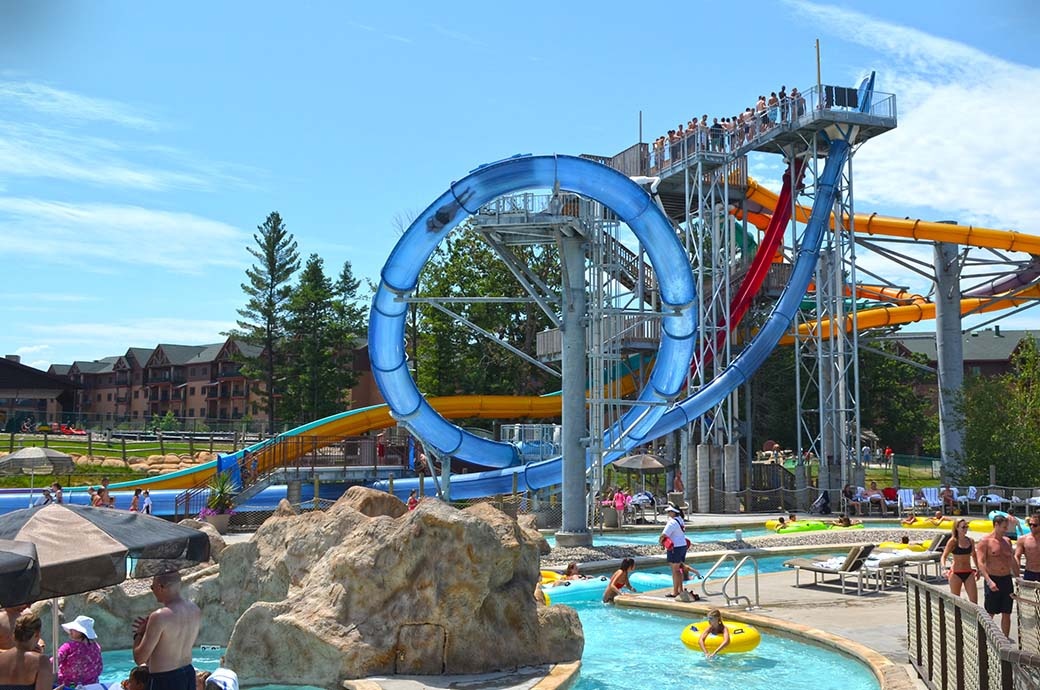 AquaLoop Water Slide - Wilderness Lodge Lost World, WI, USA