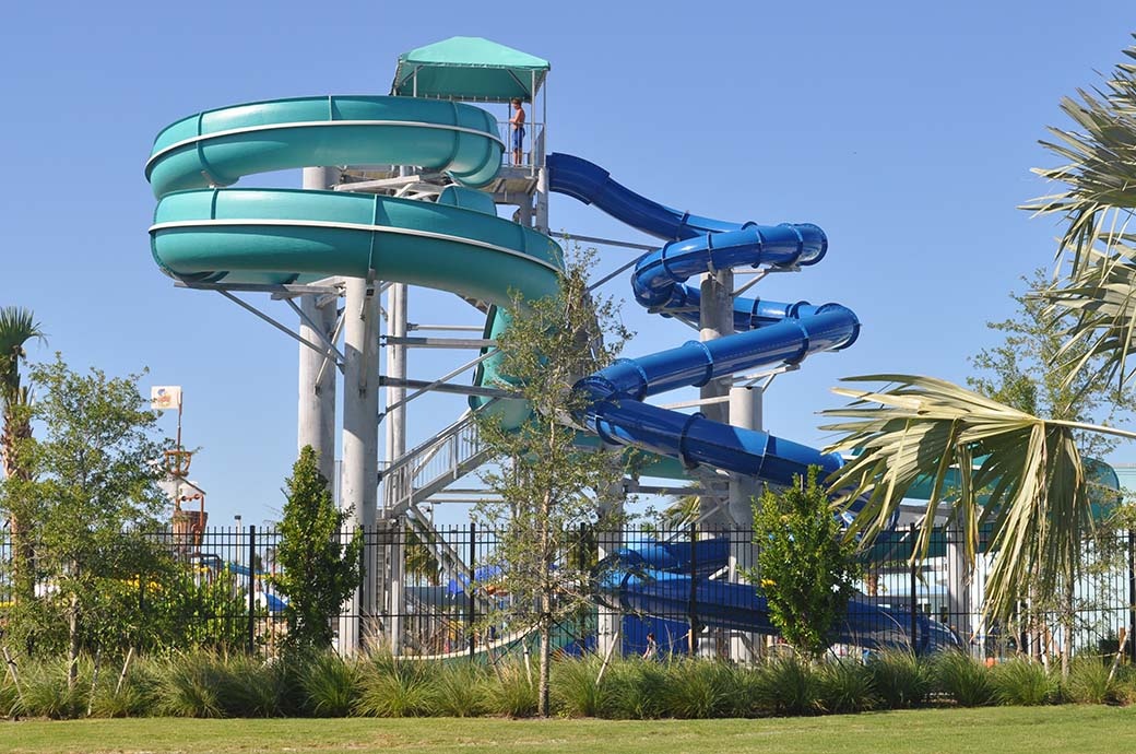 High Speed AquaTube Water Slide Manufacturer - Sailfish Splash Waterpark, FL, USA