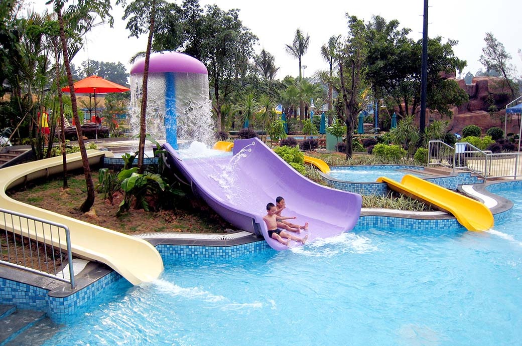 Ramp Slide Manufacturer for Chime Long Water Park