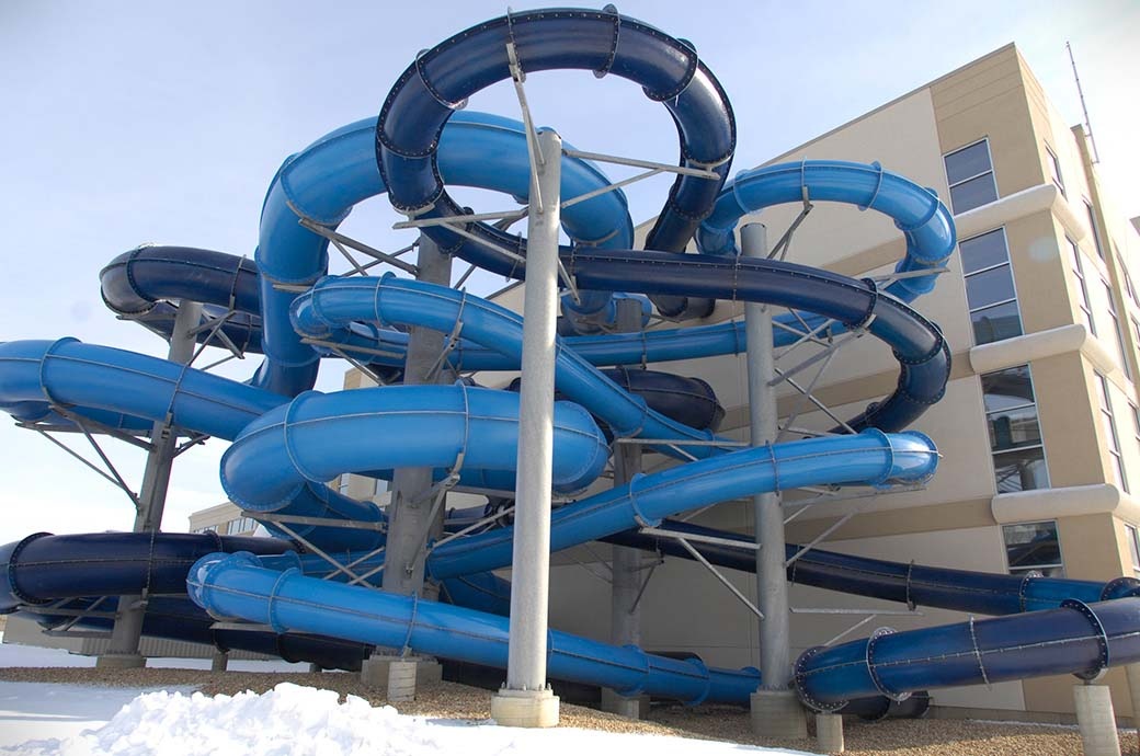 AquaTube and Inner Tube Water Slides Sheraton Arlington Heights, IL, USA