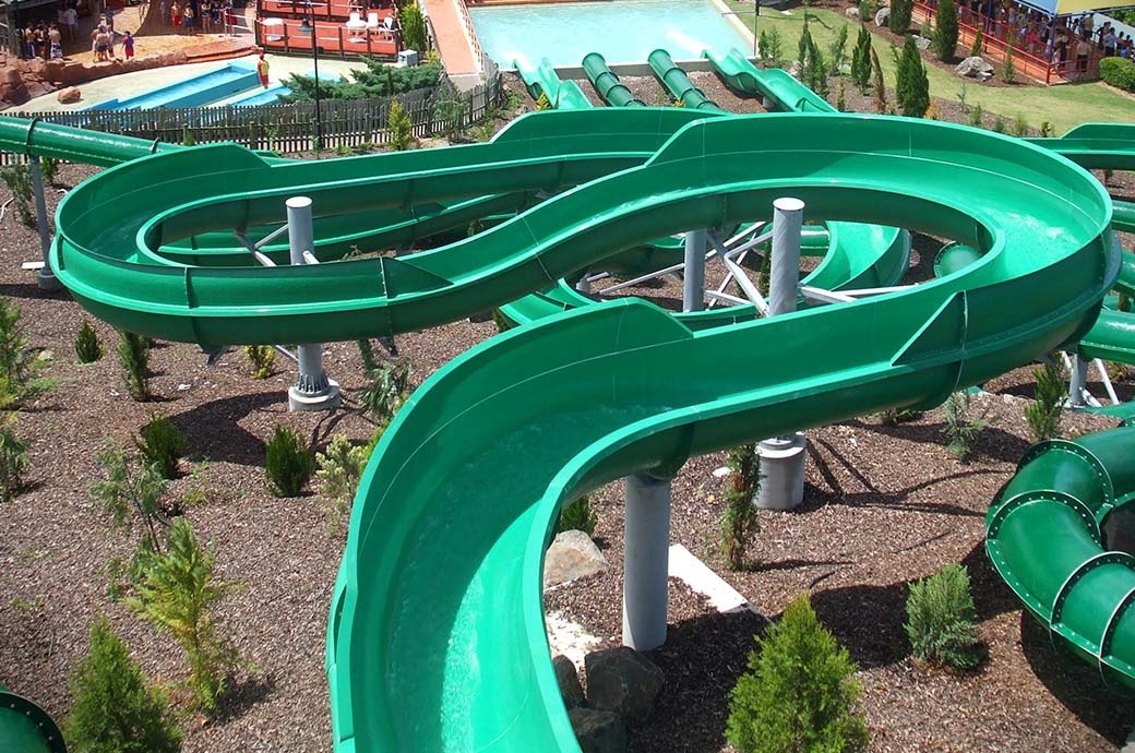 The Giant Water Slide From Whitewater 