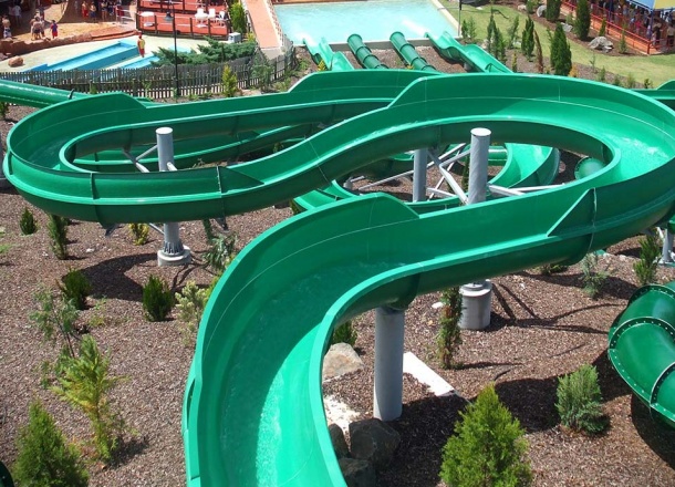 Giant Water Slide at Wet'n'Wild Gold Coast, Australia