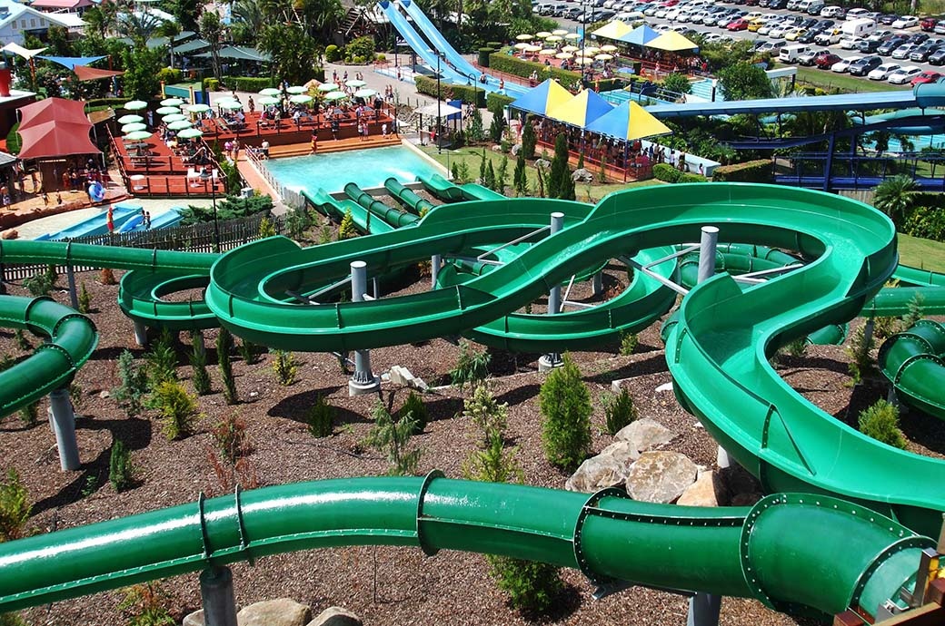 Giant Water Slide at Wet'n'Wild Gold Coast, Australia