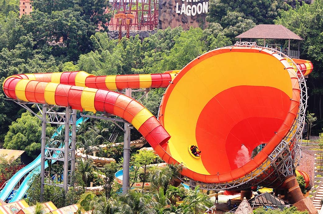 Abyss Water Slide Sunway Lagoon, Malaysia