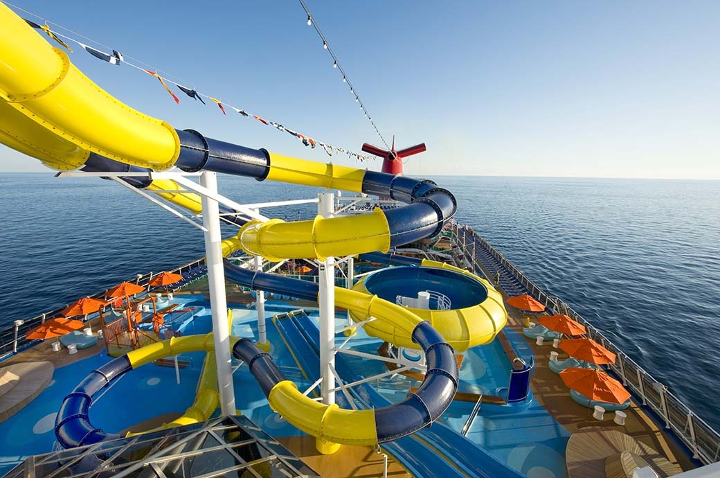 Champagne Bowl Water Slide for Cruise Ships