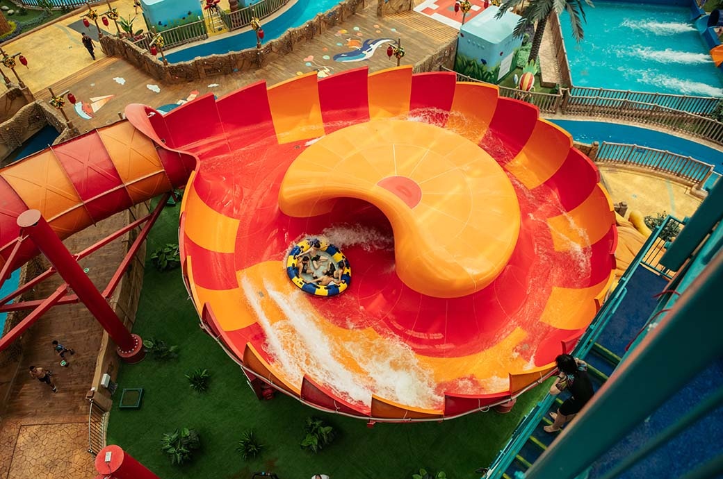 Galaxy Bowl Waterslide Sunac Land Waterpark, Guangzhou, China