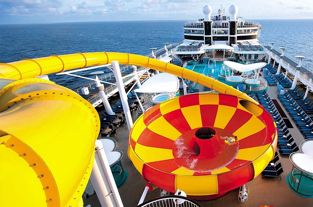 Super Bowl Water Slide for Cruise Ships - Norwegian Cruise Line 'Epic'