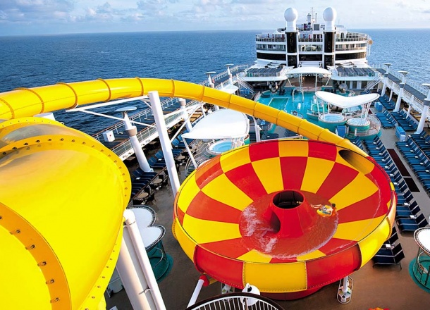 Super Bowl Water Slide for Cruise Ships - Norwegian Cruise Line 'Epic'