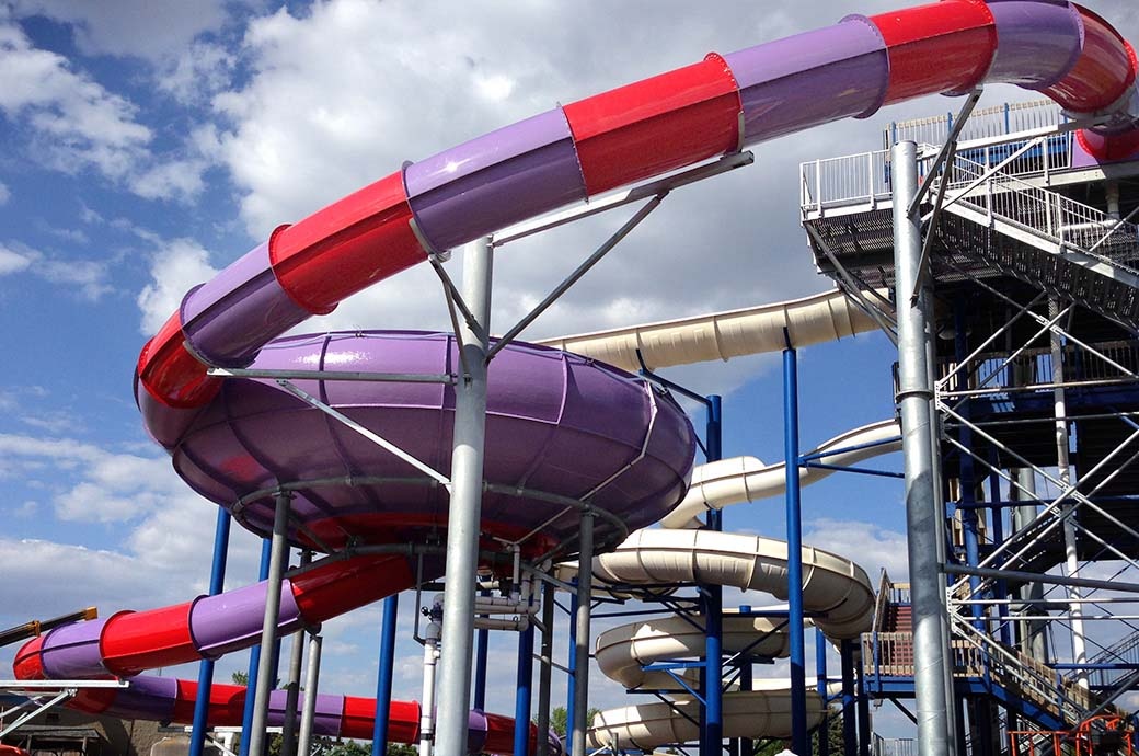 Super Bowl Water Slide - Wild Water West Waterpark, SD, USA