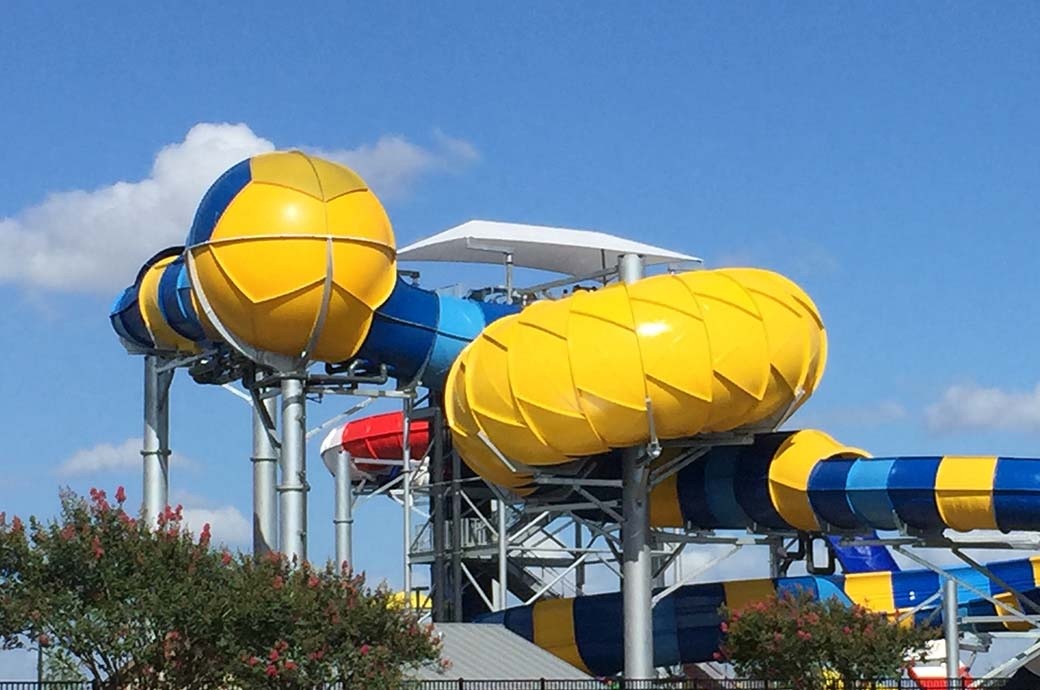 AquaSphere Constrictor Fusion Slide Manufacturer for Typhoon Texas Waterpark, TX, USA