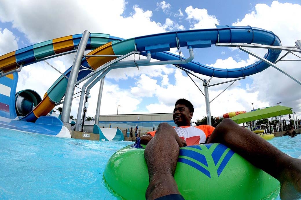 Blasterango Water Slide Developer Island H2O Live! Waterpark, Kissimmee, USA