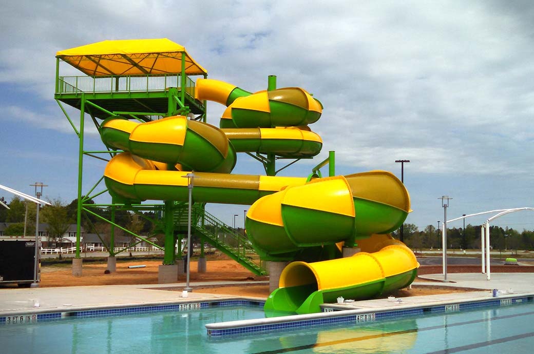 Constrictor Water Slide at Santee Aquatic Center, SC, USA