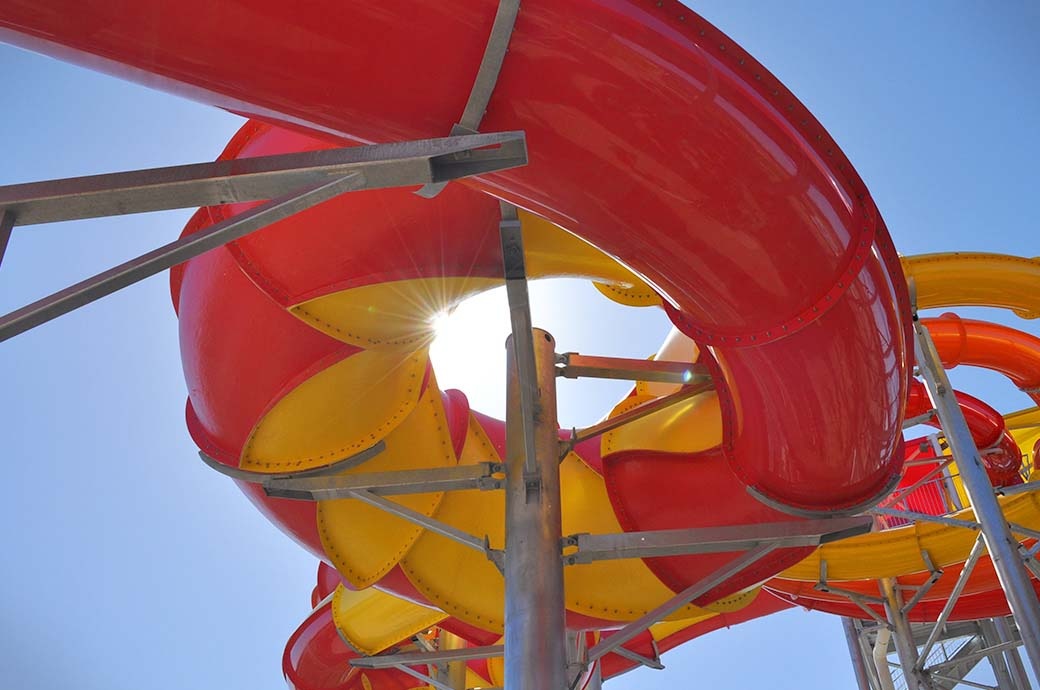 Constrictor Water Slide at Wet'n'Wild Water Park, Phoenix, AZ, USA