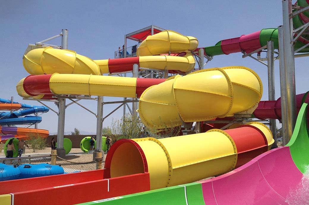 Constrictor water Slide at Wet'n'Wild Water Park Las Vegas, NV, USA