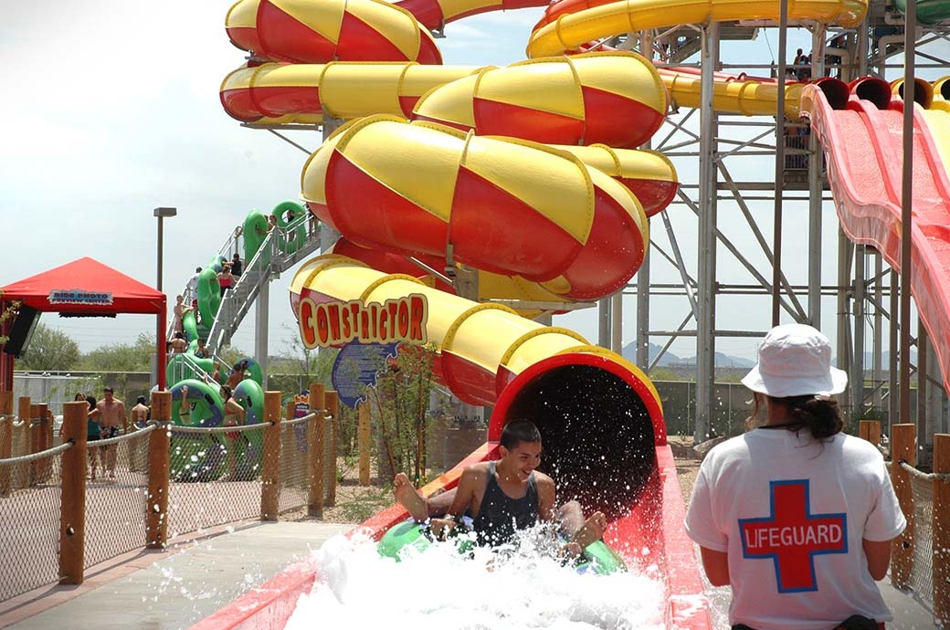 Constrictor Water Slide at Wet'n'Wild Water Park Phoenix, AZ, USA