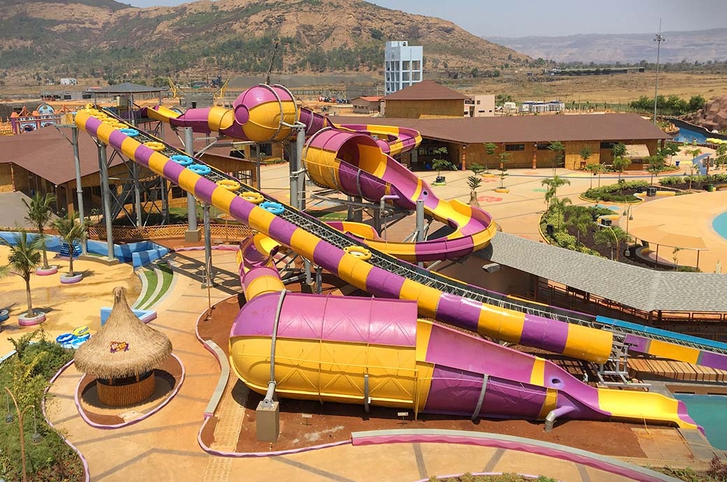 Rattler Water Slide Wet N Joy Waterpark (Malpani Group), Lonavala, India