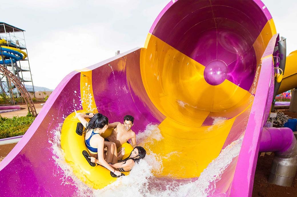 Rattler Water Slide Wet N Joy Waterpark (Malpani Group), Lonavala, India