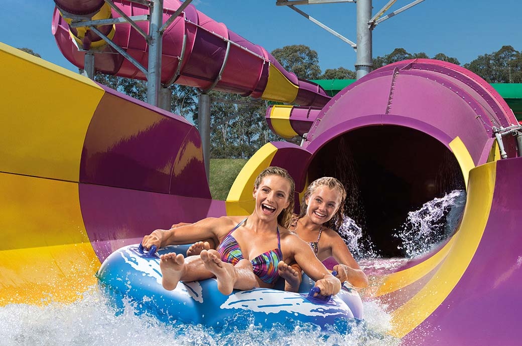 Rattler Water Slide supplier for Wet'n'Wild, Sydney, Australia