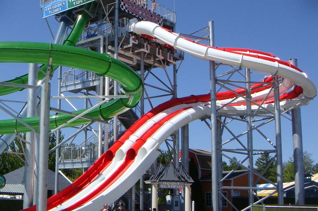 Whizzard Racing Water Slide - Funtown Splashtown USA, ME, USA